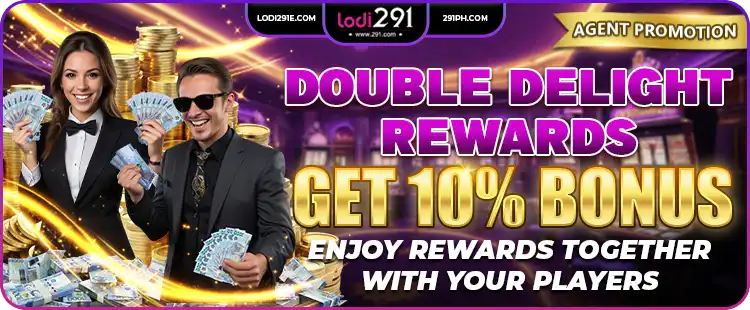 DOUBLE DELIGHT REWARDS GET 10% BONUS