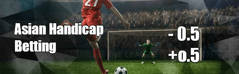 What is a 0.5 handicap in football betting?